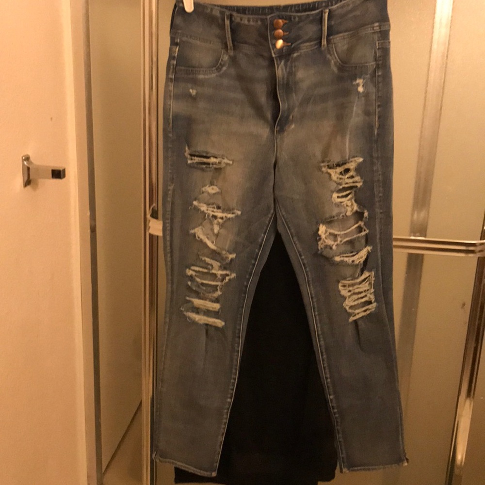 American eagle Distressed jeggings